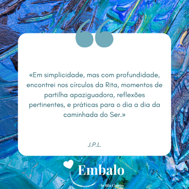 testemunho - meditação - embalobyritacintrão